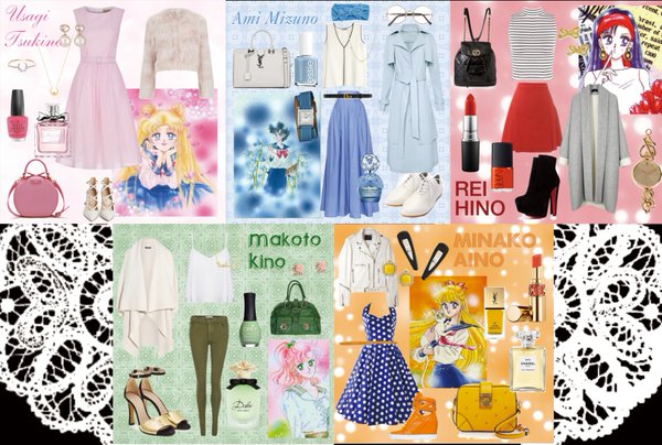 Dress like your favourite Sailor Moon warrior with these clever fashion coordinates
