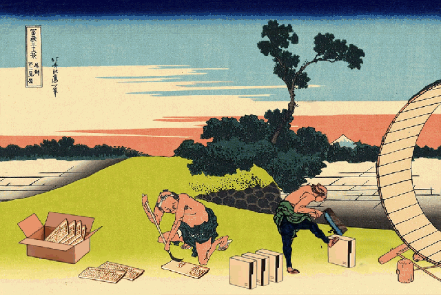 Traditional ukiyo-e masterpieces come to life in modern collaboration with tech giant NEC!