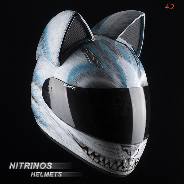 cheshire cat motorcycle helmet