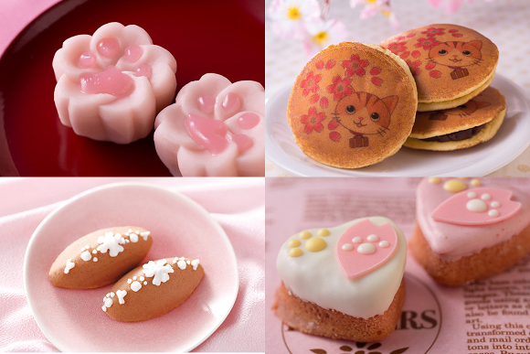 Cute cats and sakura cherry blossoms meet for a deliciously sweet collaboration