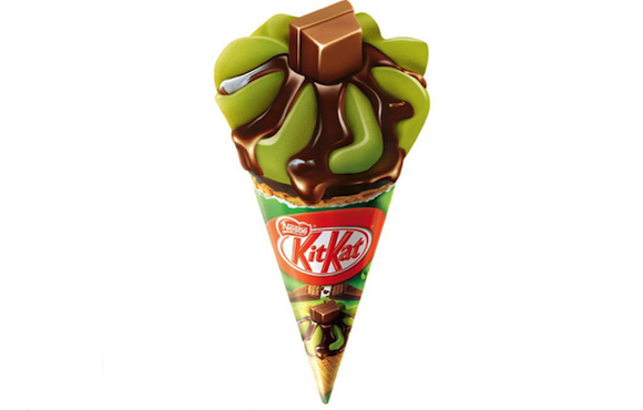 Kit Kat Green Tea Ice Cream spotted in the wild, but it’s not available in Japan