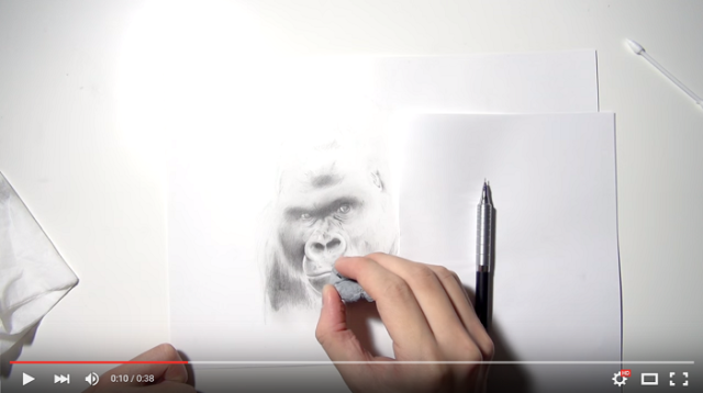 Watch an artist sketch Shabani, Japan’s handsome gorilla, and fall in love all over again【Video】