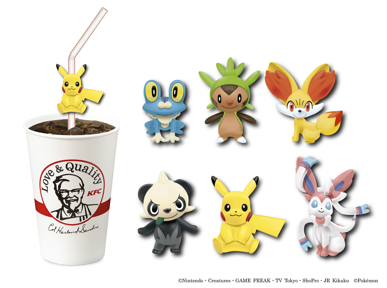 Pokémon characters appear on limited edition goods from KFC Japan Pokémon characters appear on limited edition goods from KFC Japan