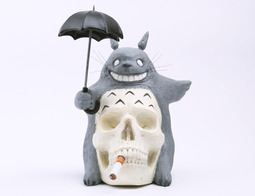 Artist reimagines kid-favorite Totoro as the grim reaper in