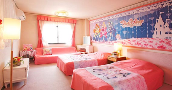 Magical girl anime PreCure! has its own themed hotel rooms in Japan ...