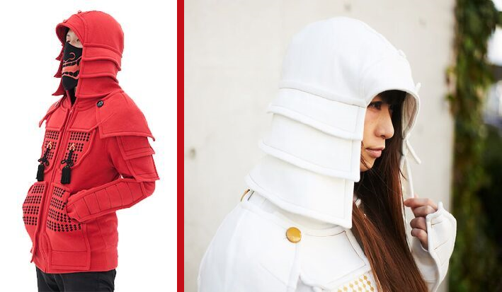 Awesome Samurai Armor Hoodies are looking to conquer the whole