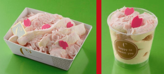 Japanese cake maker creates cherry blossom tiramisu