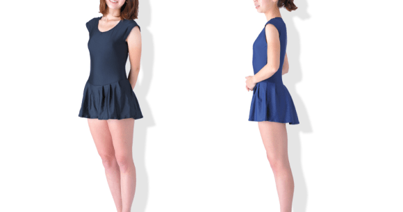 New Japanese “school swimsuits” for adult women are a stylish skirted