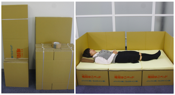 From box to bed: This simple item is making life easier for Kumamoto earthquake victims