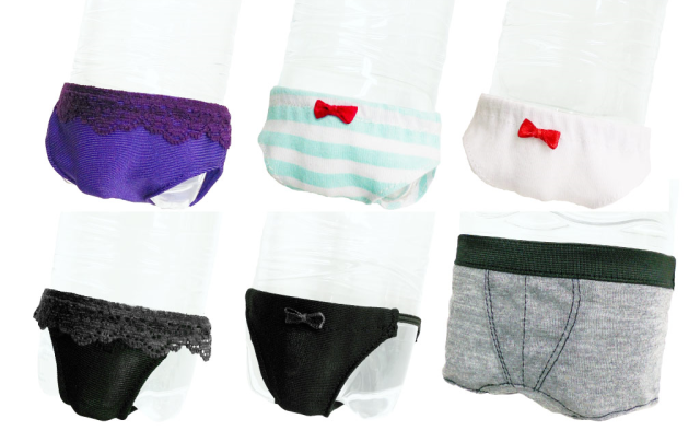 New line of anime panties slip off the animated characters on onto cold drink bottles 【Photos】