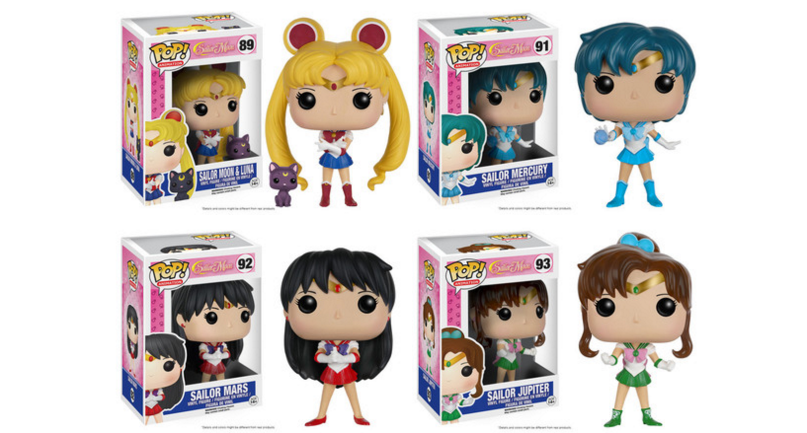 FUNKO POP Animation Series Sailor Moon VINYL Pop FIGURES CHOOSE YOURS 
