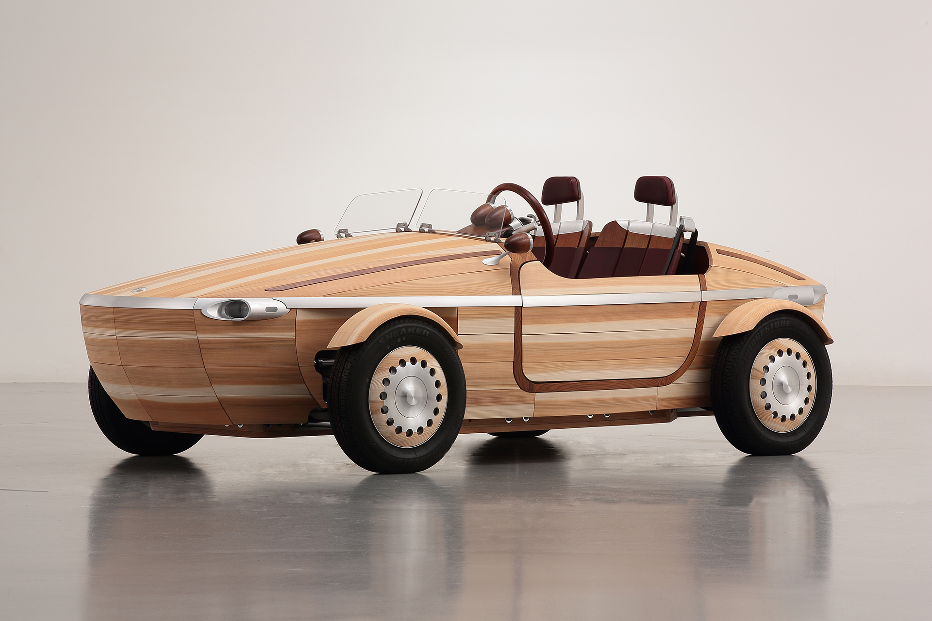 Toyota's wooden concept car serves as a time capsule for