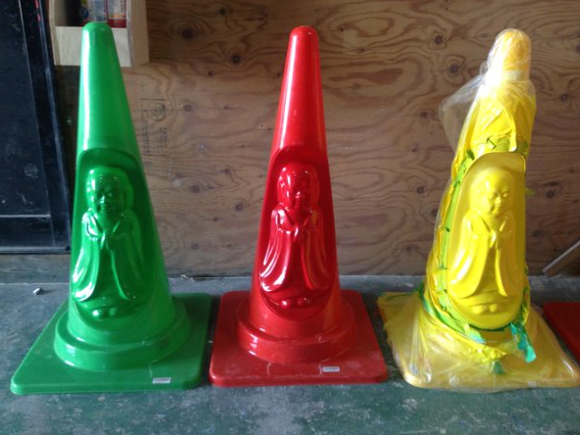 Japan’s new traffic cones come with built-in Jizō Bosatsu, the protective deity of travellers