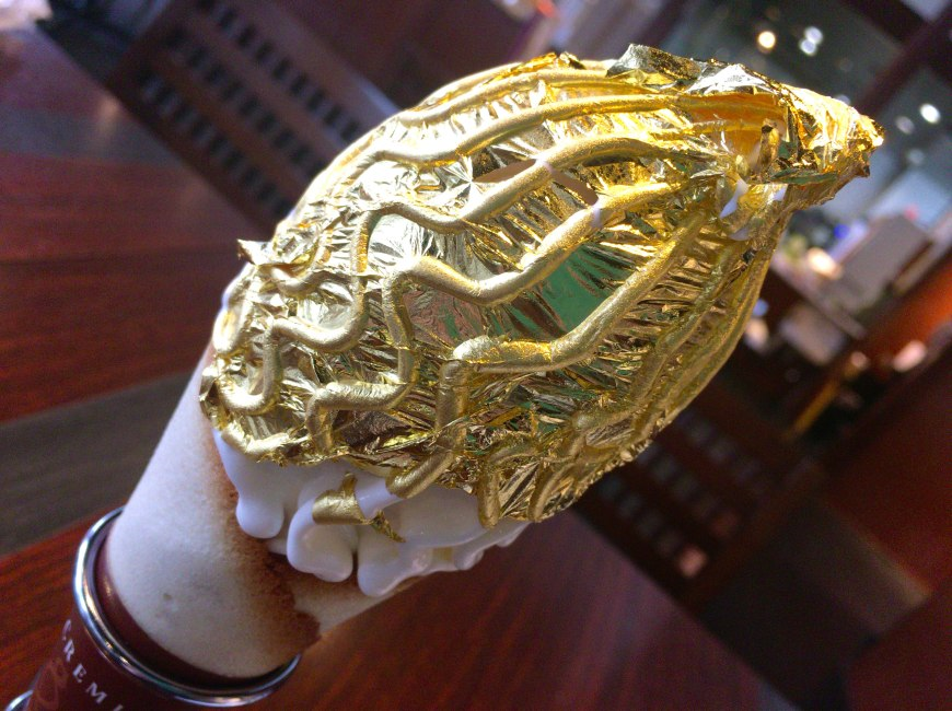 Why use chocolate or nuts when you can top your ice cream with