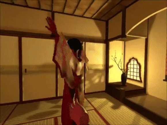Virtual reality game will let you turn kimono-clad girls into spinning, battling tops【Video】