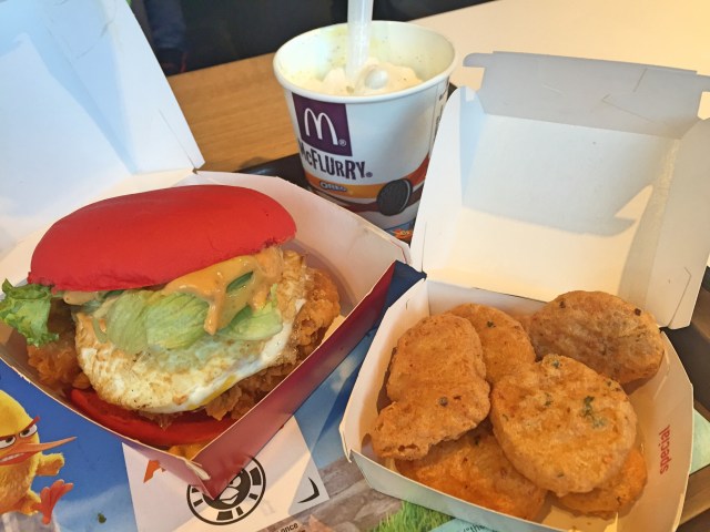 We caught the Angry Birds limited-time menu at McDonald’s Singapore!