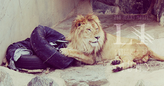 Zoo Jeans from Japan uses denim marked with the claws and teeth of lions