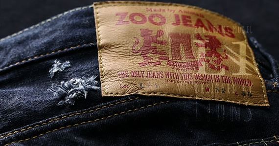 Zoo Jeans from Japan uses denim marked 