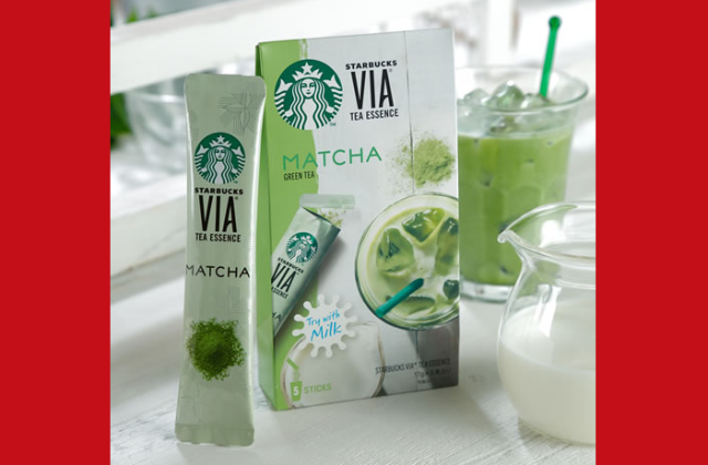 Starbucks matcha marches into the Via lineup with new, Japan-exclusive green tea drink mix