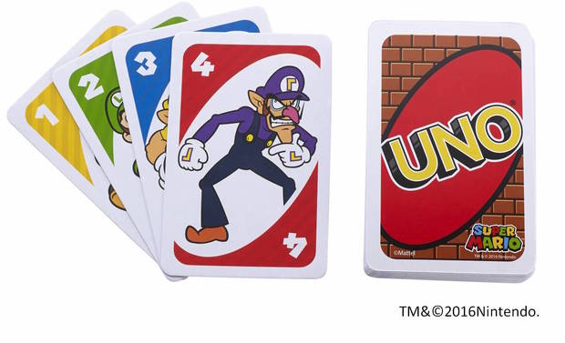 Special edition UNO allows you to play with Mario and co. in a 