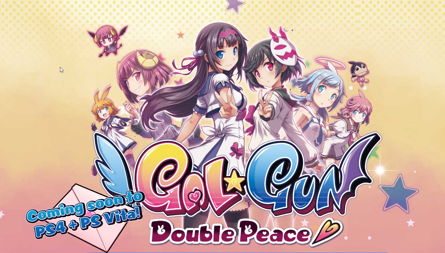 Двойная игра песни. Gal*Gun: Double Peace игра. Gal Gun Double Peace PS Vita. Gal Gun Double Peace r18.