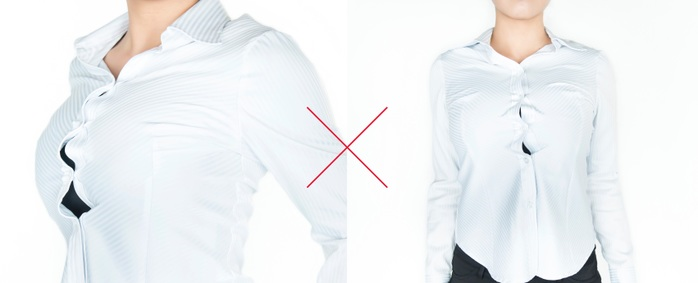 big tits dress shirt