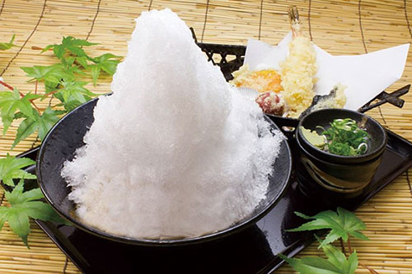 New Japanese dish combines two summertime greats – soba noodles and kakigori shaved ice