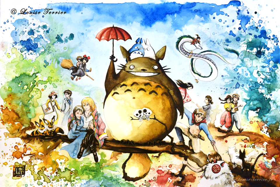 French artist brings the world of Studio Ghibli to life with vibrant series  of watercolour prints | SoraNews24 -Japan News-