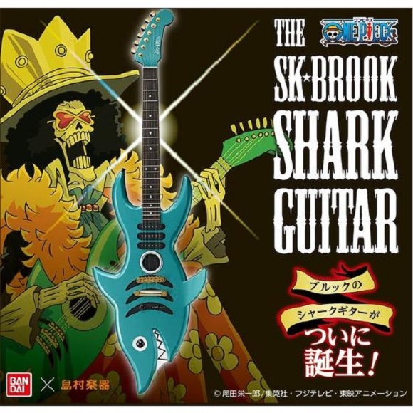 One Piece and music lovers can now add Brook’s iconic Shark Guitar to their collections!