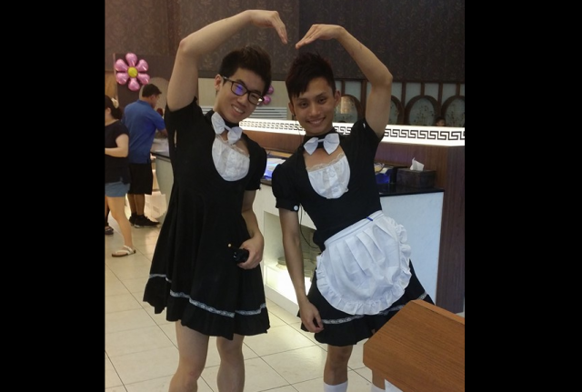 Gender-bending maid cafe in Taiwan, where guys dress up in maid outfits to serve you 【Pics】