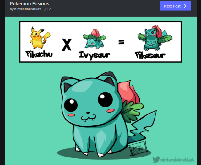Fan artist fuses Pokémon into creatively cute combinations【Pics】