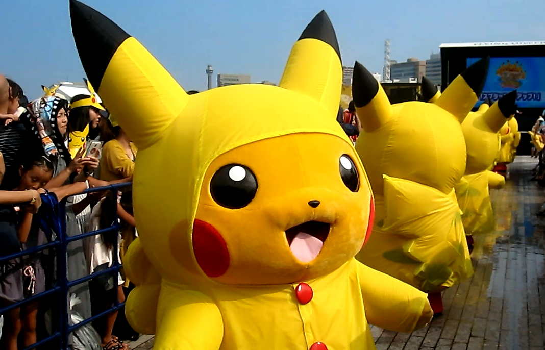 Japan’s Pikachu Outbreak 2016! Pokémon get wet and wild in Yokohama ...