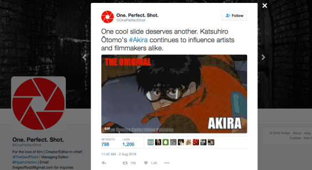 Amazing GIF compiles some of the best scenes inspired by Kaneda’s drifting in Akira