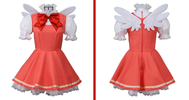 Seven-piece Cardcaptor Sakura costume is perfect for Halloween parties or anime conventions