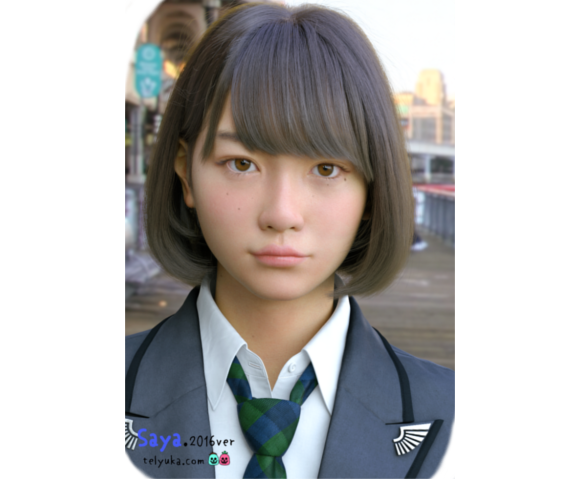 Japanese high school girl Saya returns to blow everyone away with her new look for 2016