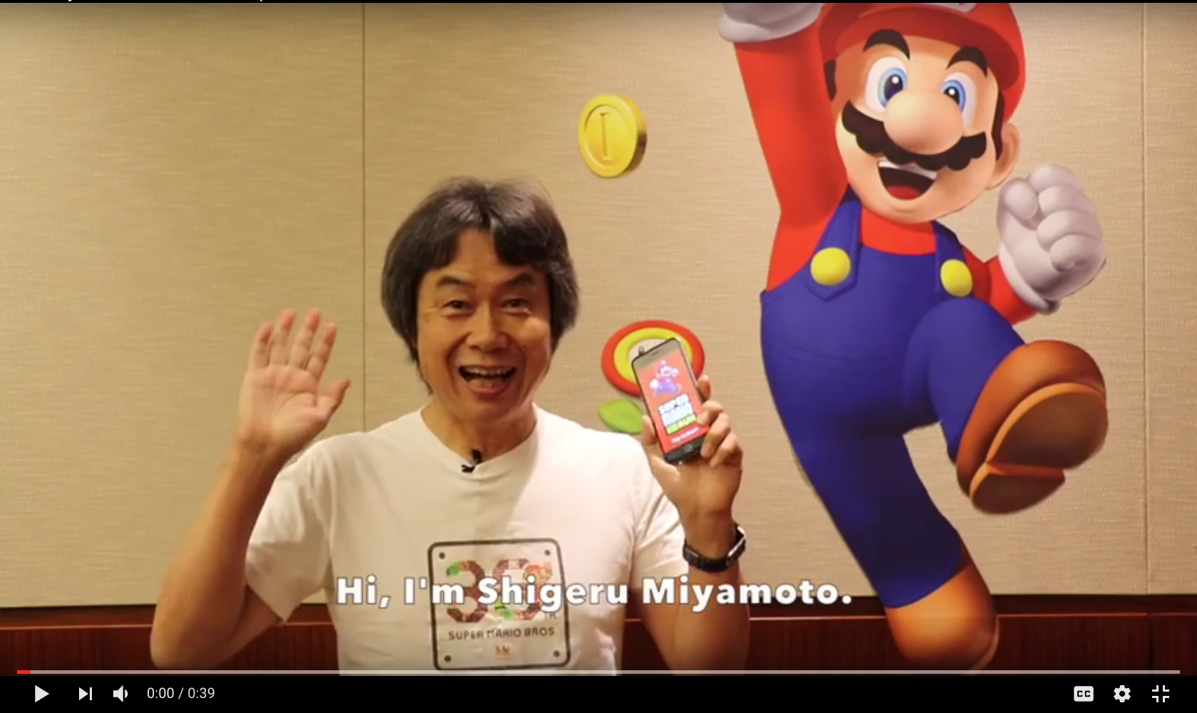 Super Mario Run' Made by Shigeru Miyamoto, Original Mario Creators
