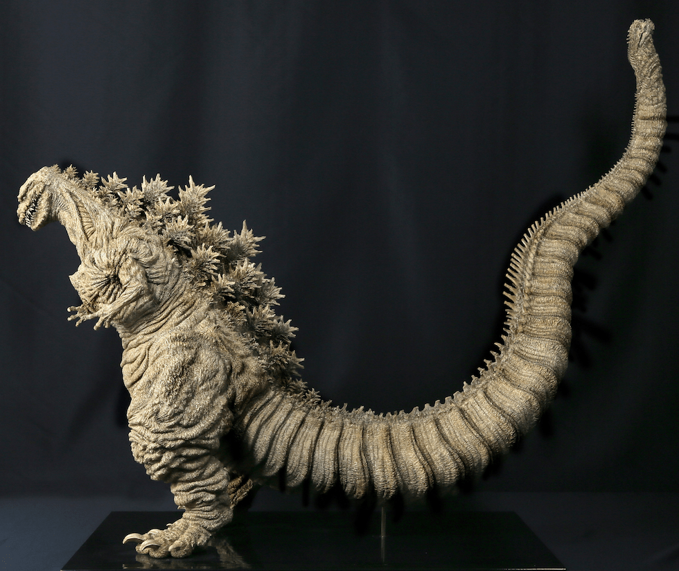 Godzilla figure based on Shin Godzilla CG model is stunningly detailed