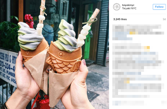 New Yorkers go crazy for taiyaki fish ice creams