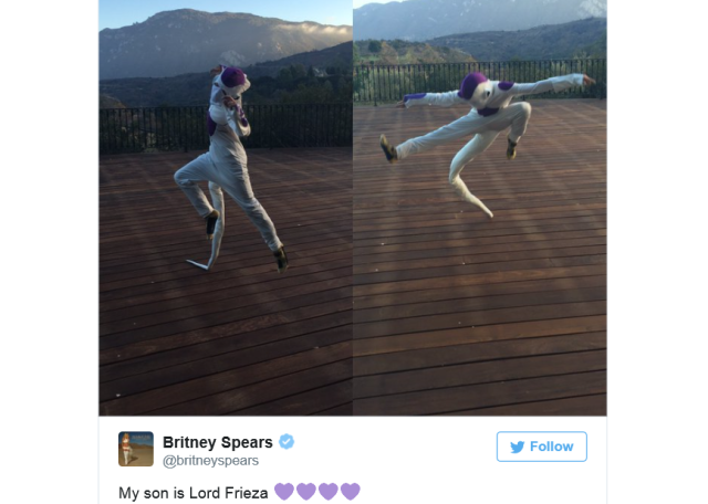 Britney Spears’ son loves Dragon Ball Z, cosplays as anime villain
