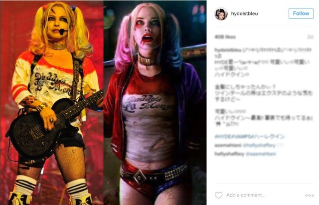 Japanese rock star Hyde’s Harley Quinn Halloween costume is the best we’ve seen this year