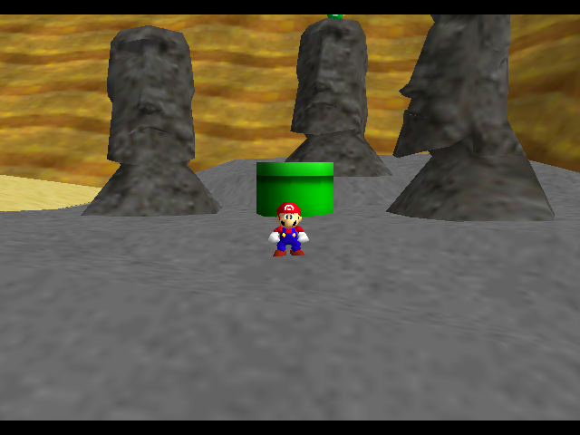 super mario 64 last impact stonesnake shatters glitched