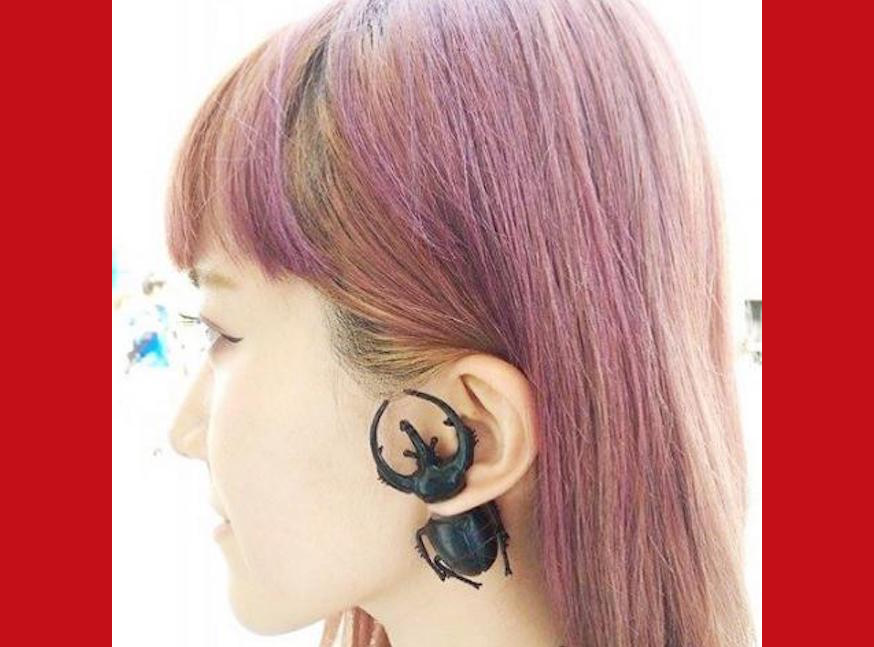 creepy earrings