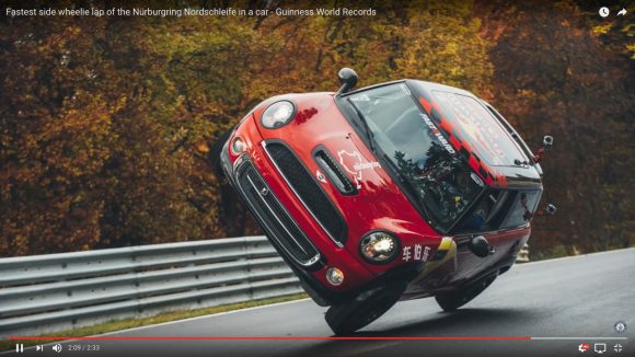 Chinese stuntman sets Guinness record for fastest lap on Nurburgring using only two-wheels