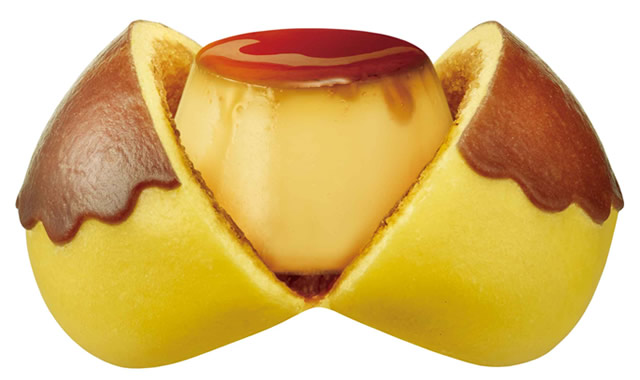 Japanese convenience store serves up steamed buns…with a whole custard pudding inside