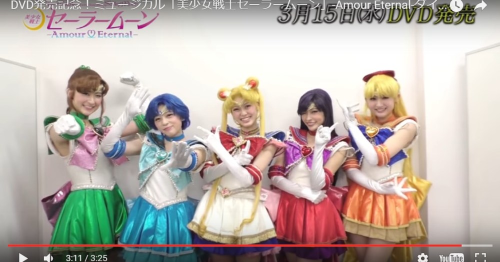 Sailor Moon musical to be released on DVD next month, footage available