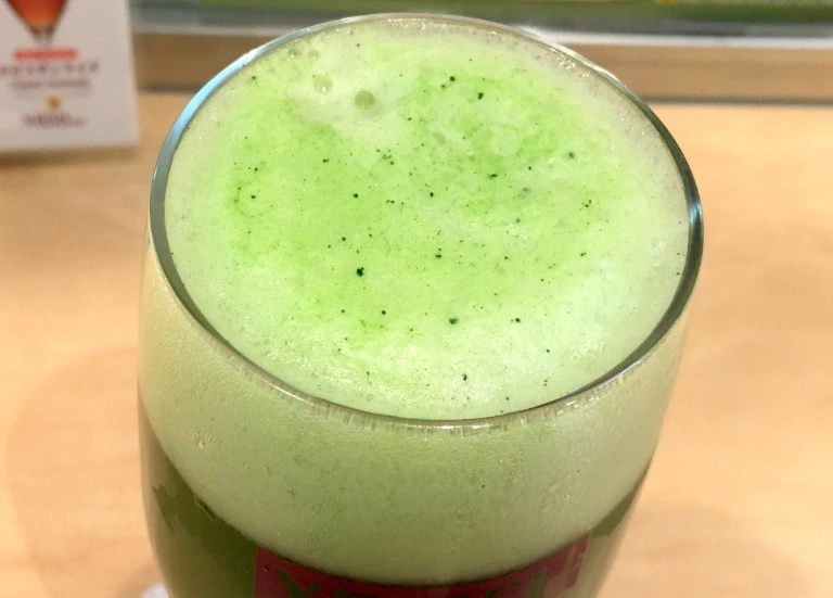 Japan’s matcha green tea beer satisfies two cravings in an awesomely