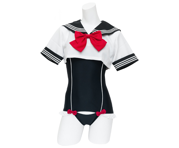 Make a splash with new Japanese sailor suit school uniform swimsuits
