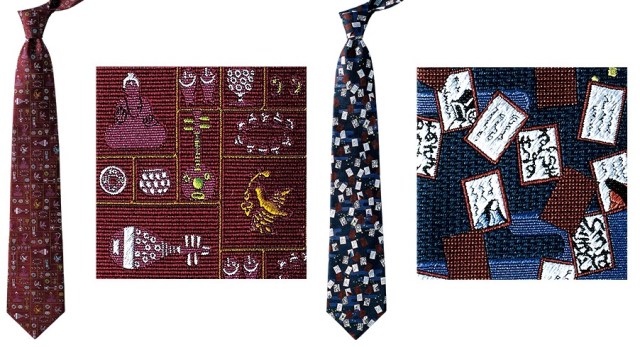 This 12-tie series lets you wear Japan’s history around your neck, from the Jomon to Meiji era