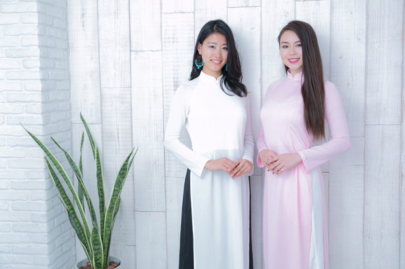 Vietnamese ao dai dress reimagined as stylish yoga outfit by Japanese  fashion label