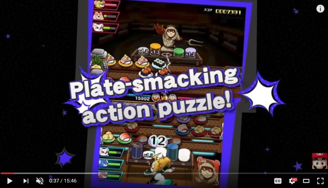 Upcoming Nintendo game lets you eat sushi, destroy enemies with stacks of sushi plates 【Video】